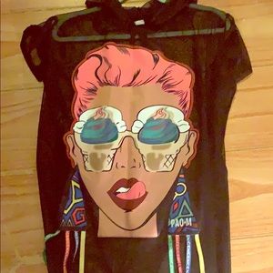 See-though shirt w/Cute Face